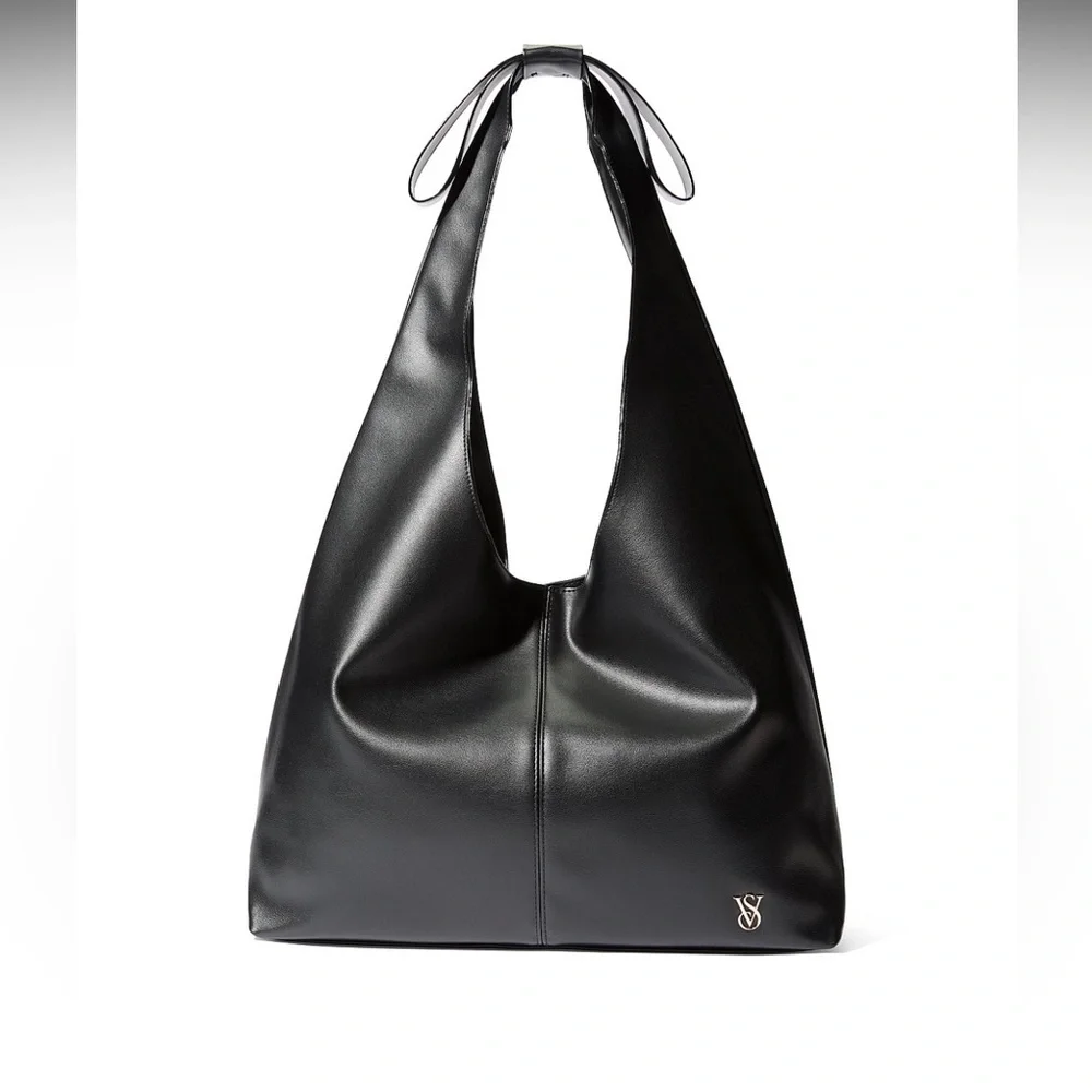 Victoria's Secret Black Bow Hobo Bag